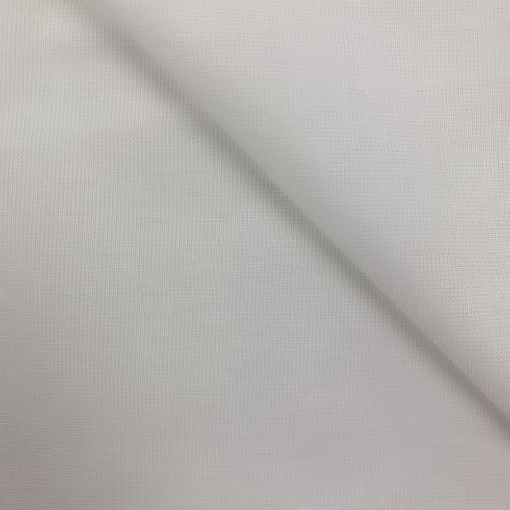 tela adesiva maglina colore bianco H150cm stabilizzatore termoadesivo