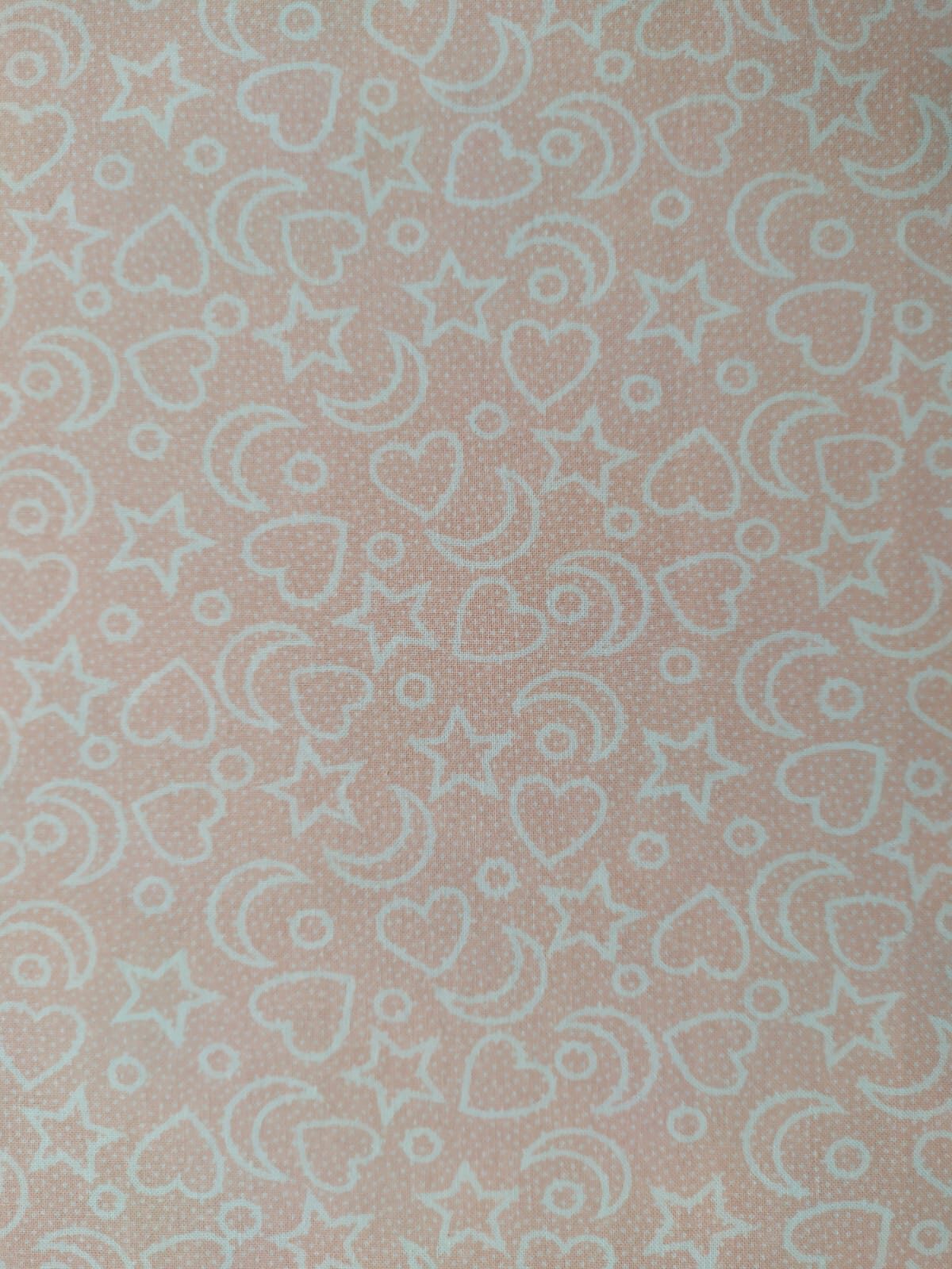 <span class="brand">le torri </span></br>tela cotone cuori stelle lune