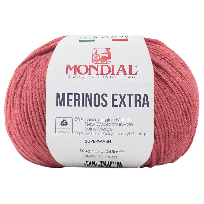 mondial merinos extra misto lana colore 360